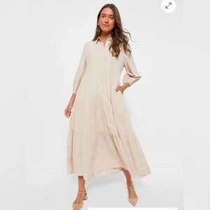 NWT Tuckernuck Pomander Place Sandstone Mabel Maxi Dress - Size XL